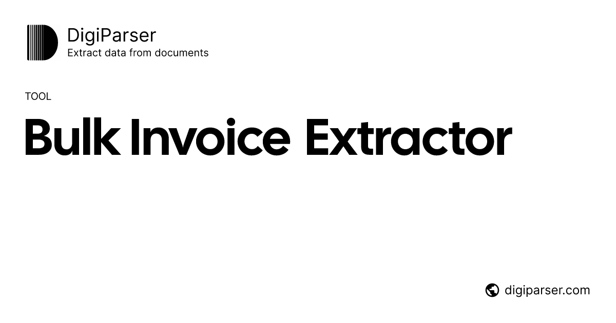 Free Bulk Invoice Extractor - Process Multiple Invoices at Once