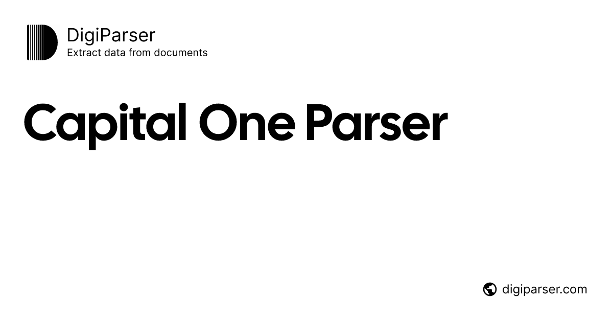 Capital One Statement Parser | Automated USD Extraction