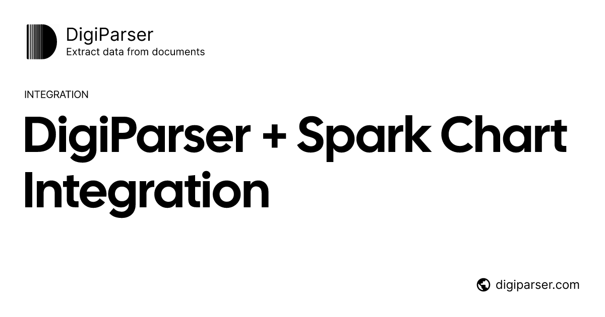 Connect DigiParser with Spark Chart via Zapier | Document Automation