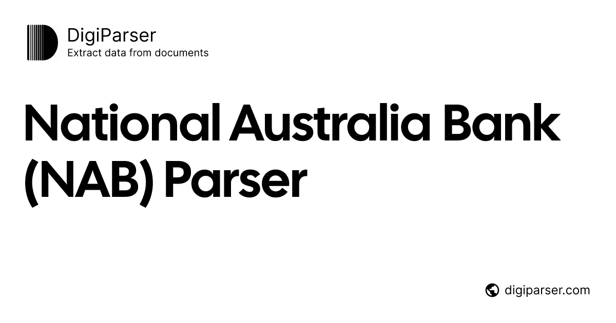 National Australia Bank (NAB) Statement Parser | Automated AUD Extraction