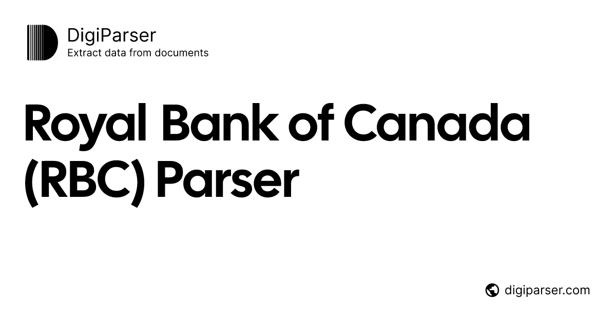 Royal Bank of Canada (RBC) Statement Parser | Automated CAD Extraction