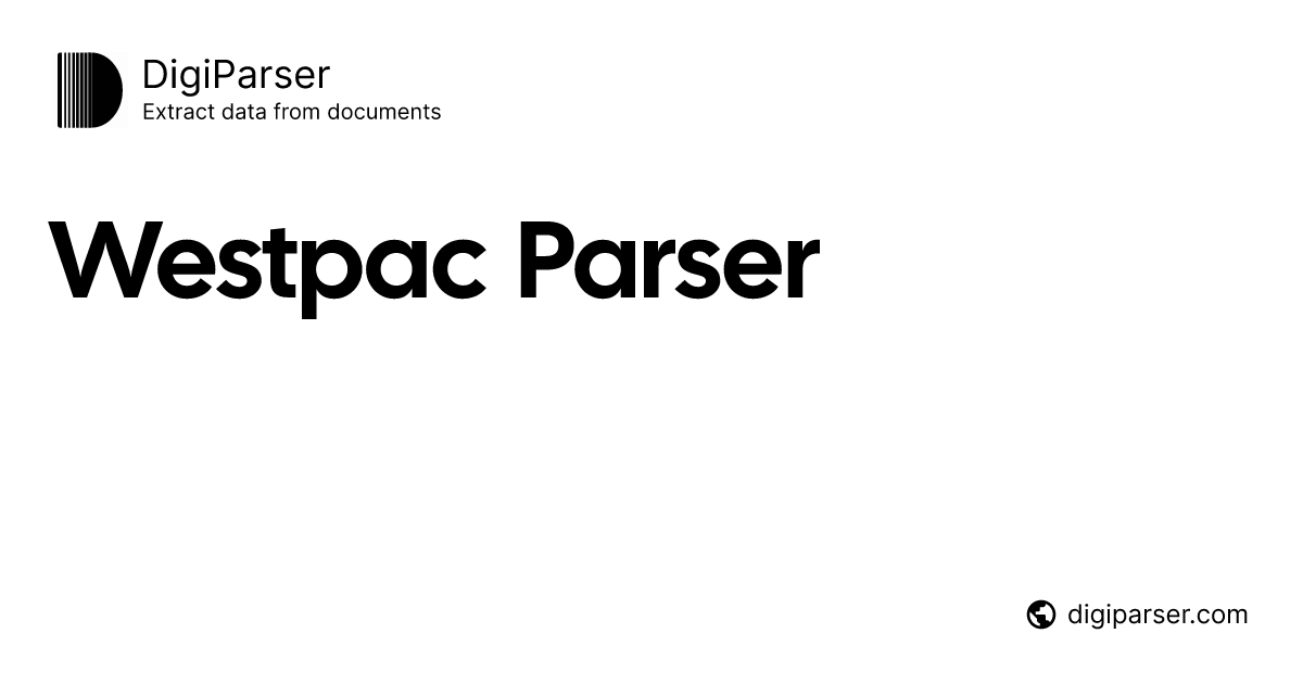 Westpac Statement Parser | Automated AUD Extraction